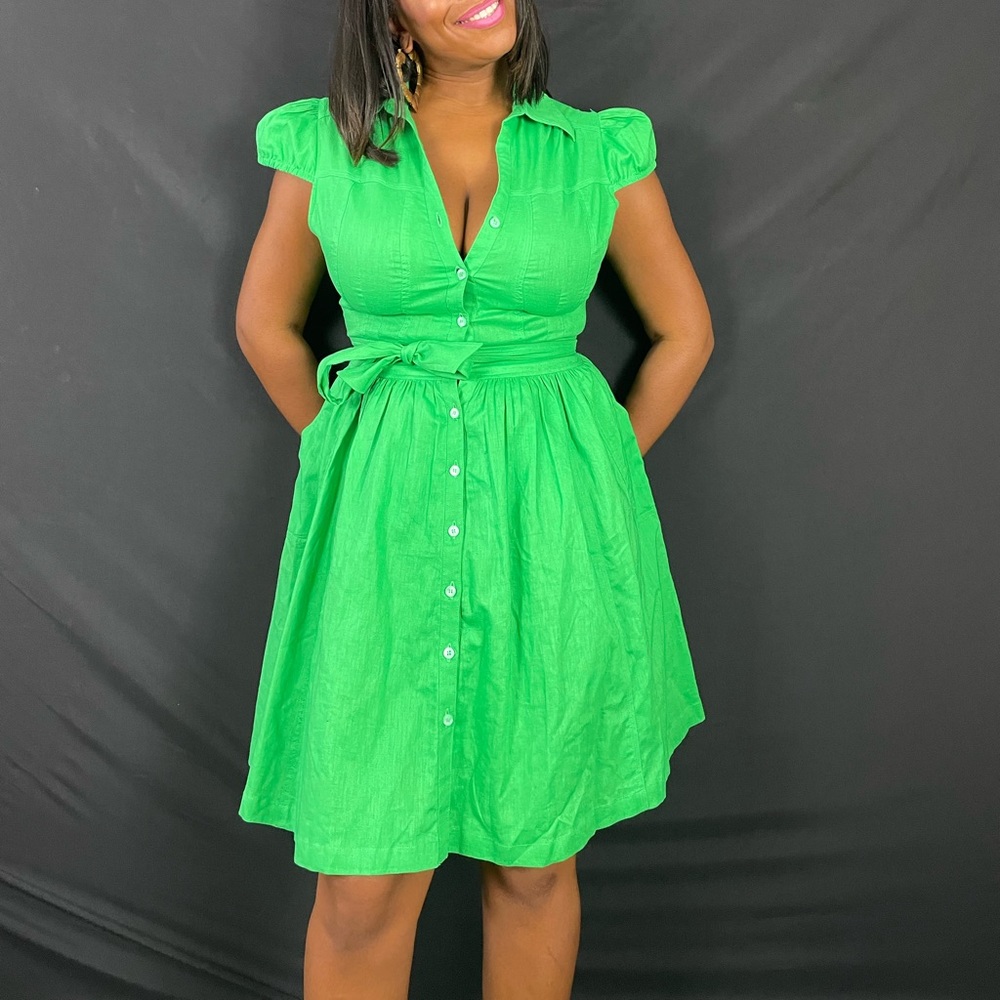 Button up dress